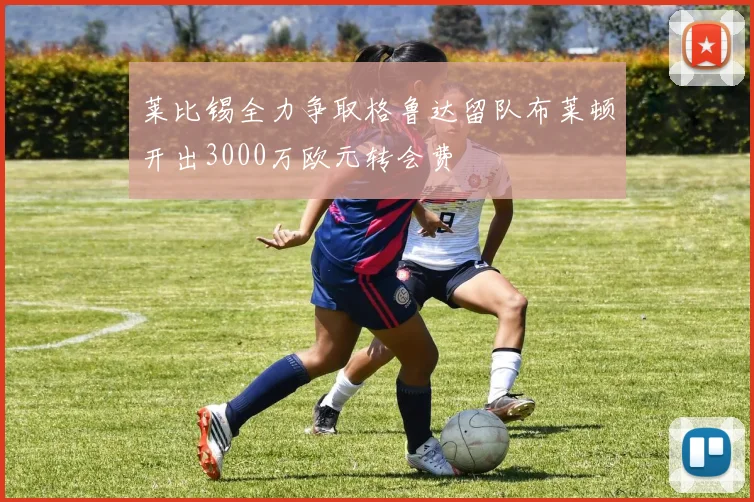 莱比锡全力争取格鲁达留队布莱顿开出3000万欧元转会费